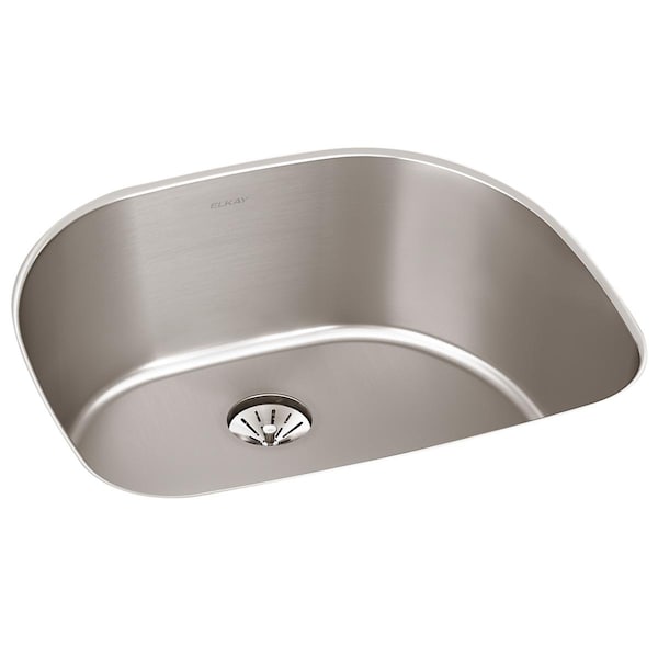 Lustertone Iconix 16Ga Ss 23.6X21.3X9 Single Undermt Sink W Perfect Drain